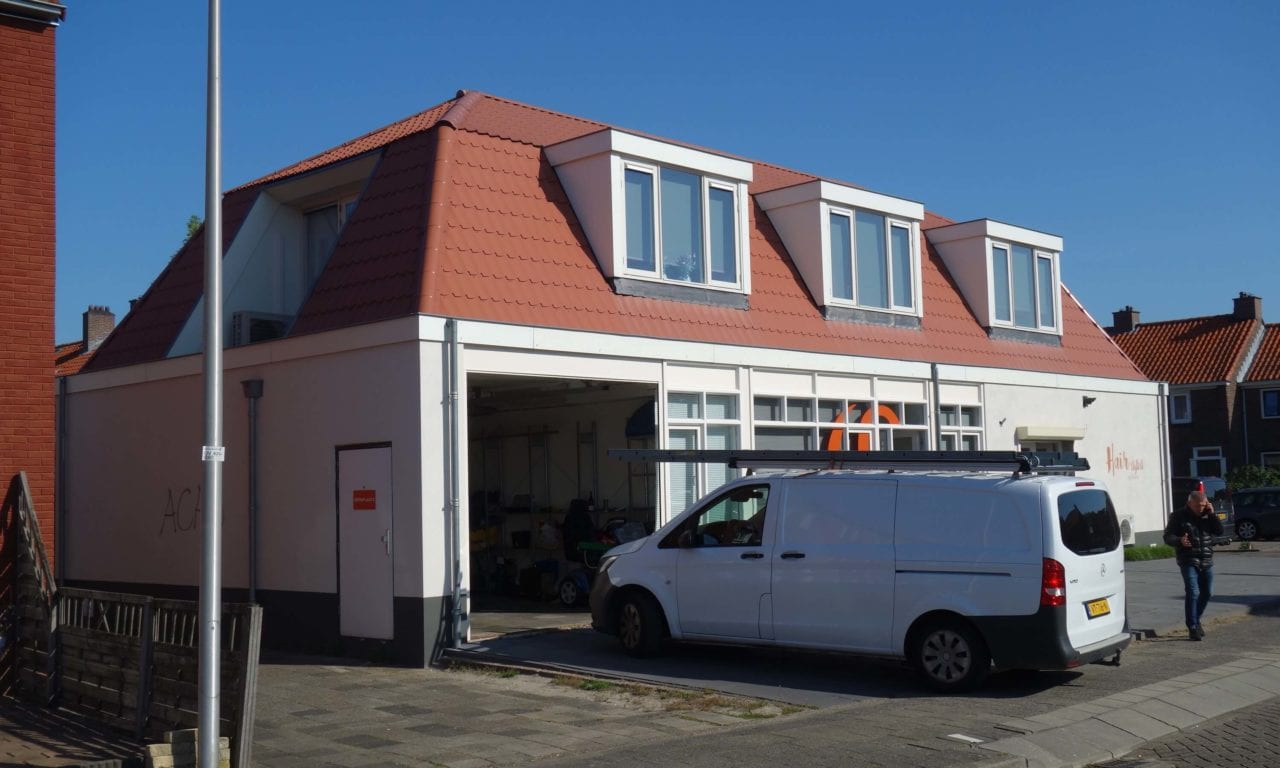 Verbouwen bedrijfsruimte naar appartementen Waddinxveen