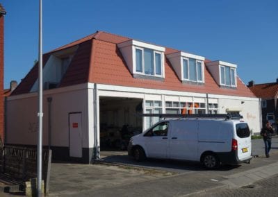 Verbouwen bedrijfsruimte naar appartementen Waddinxveen