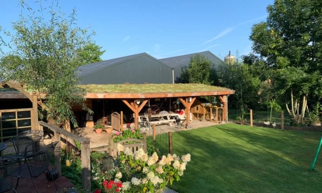 Nieuwbouw tuinpaviljoen te Lopik